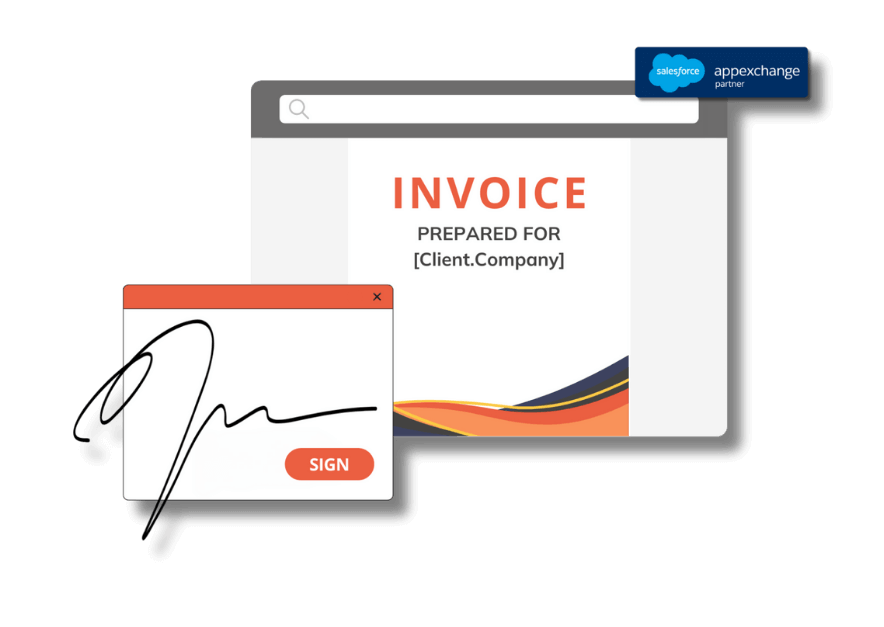 Doc generation PDF BUtler Salesforce - signing invoices